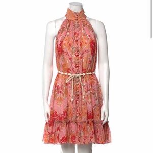 Zimmermann Floral halter dress